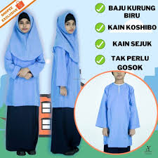 Your email address will not be published. Cy 2006 Baju Kurung Pengawas Muslimah Sekolah Koshibo Baju Sahaja Biru Muda Blue