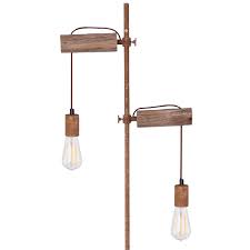 Led Stehlampe Holz Rost Hohenverstellbar H 168cm Jakob Etc Shop