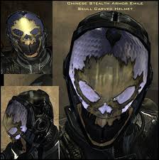 This video shows what you need to do to get your emile helmet. Darkmaggots Chinese Stealth Armor Retextures At Fallout New Vegas Mods And Community