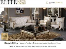 Lighting miami also carries top brand name ceiling fans such as casablanca, emerson fans, minka aire and kichler fans to name a few. Modern Furniture Store In Miami Elite Light Living