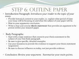 An introduction paragraph is simply the first paragraph of an essay. U S History Research Paper Ppt Download