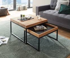 Check spelling or type a new query. Couchtisch 2er Set Lubao In Asteiche Massiv Geolt