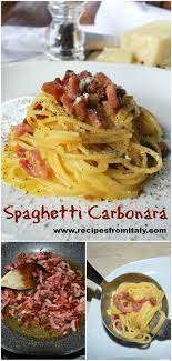Spaghetti Carbonara Traditional Recipe Italian Spaghetti Alla Carbonara Recipe Italian Recipes Spaghetti Carbonara Traditional Carbonara Recipe