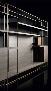 Massimo Castagna Henge Cage C Bookcase Modern Tv Duvari Oturma Odasi Tasarimlari Mimarlik Ofisi