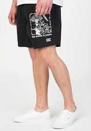 Easy No Time Short OBEY Chino Shorts in black for Men | TITUS