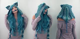 Disfraz alicia en el pais de las maravillas. Creating A Knitting Pattern Cheshire Cat Costume Crochet Scoodie Pattern Cheshire Cat Cosplay