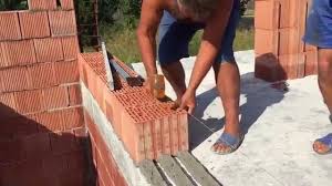 Zidarie Caramida De 30 Cm Cu Locas De Mortar Youtube