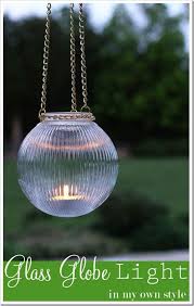 The most common outdoor light cover material is cotton. How To Make Outdoor Glass Hanging Lights Diy Outdoor Lighting Globe Lights Glass Globe