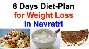8 Days Diet Plan For Weight Loss Navratri Fast Food Healthy Ideas