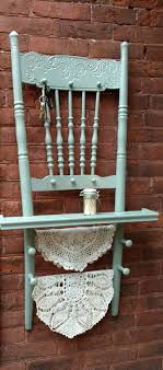 Chair Back Towel Rack With A Shelf And Pegs Chairs Repurposed Ladder Back Chairs Chair Redo