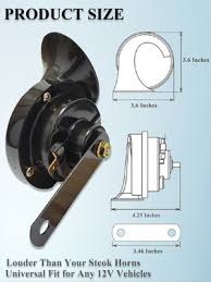 This subwoofer wiring application includes diagrams for single voice coil (svc) and dual voice coil (dvc) speakers. Amazon Com Syoauto Car Horn Truck Horn 12v Horn Waterproof High Low Tone Universal Fit Super Loud Electric Snail Horn 12v Horn Kit Replacement Car Horns Automotive