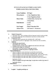 Contoh Rpp Pkr Revisi Sekolah