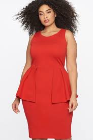 Plus Size Peplum Dresses Accentuate Your Feminine Curves Plus Size Bodycon Dresses Plus Size Cocktail Dresses Classic Sheath Dress