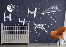 Cartoon Star Wars Spacecraft Wall Decal Star Wars Spaceship Etsy In 2020 Star Wars Wall Decal Star Wars Wall Mural Star Wars Wall Sticker