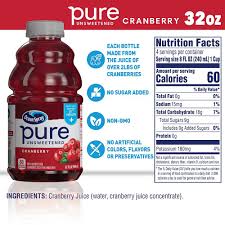 There are a lot of juices out there you could choose to drink, but cranberry juice offers more than just a way to quench your thirst. Amazon Com Ocean Spray 100 Pure Cranberry Juice 32 Ounce Pack Of 8 Everything Else