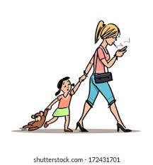 It happened sunday at … Bad Mother Uninvolved Parenting Stock Vector Royalty Free 172431701