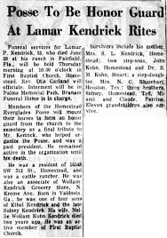 Lamar Percy Kendrick (1907-1962)