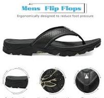 OUSIMEN Men's Sport Flip Flops Comfort Casual Thong Sandals Outdoors