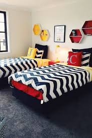 Black And White Kids Room Ideas Inspiration From Instagram Jess Walsham Joyess Black Red Yellow And White Boys Room Ideas Boys Room S Boy Room Red Yellow Boys Room Yellow Kids Rooms
