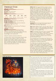 As far as point three, this is a serious concern for adventurers. Ever Wanted An Ooze Made Of Lava Instead Of Weird Disgusting Mucus Here S A 5th Edition Rework The Obsidian Ooze Dndnext
