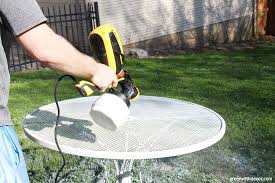 How to spray paint metal garden furniture. How To Paint Metal Patio Furniture Green With Decor