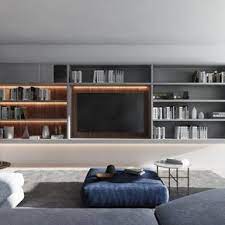 现代电视背景墙3d模型 精品3d模型 3d模型免费下载 欧模网 home home decor furniture