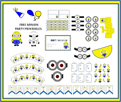 Lots Of Free Minion Party Printable Minion Birthday Party Minion Party Minion Birthday Invitations