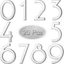 An orange sticker indicates there is a dog on the property a yellow sticker indicates a dog resides at the next house. Buy Jetec 20 Pieces Mailbox Numbers House Numbers 3d Self Adhesive Mailbox Numbers Sign Address Number Signs Door Address Numbers Stickers For House Apartment Office 0 To 9 Silver Online In Turkey B08zkntnct