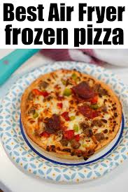 Leave it in the air fryer for about 8 minutes or until the crust is browned and the cheese is melted. Frozen Pizza In Air Fryer The Typical Mom