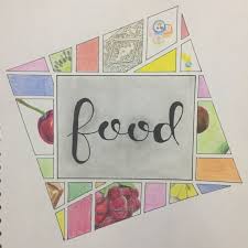 Art Gcse Food Title Page Gcse Art Sketchbook Art Sketchbook Book Art
