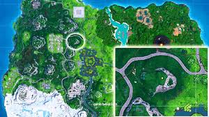 This challenge is a staged challenge, and stage 1 required players to dance inside a holographic tomato head. Fortnite Durr Burger Head Dinosaur Stone Head Statue Location