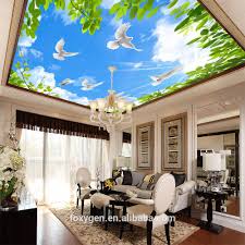 Contemporary plasterboard ceiling pop design with led ceiling lighting, this white and purple interior is one of modern interior living room, i like it, what about you. Factory Fireproof Printed Living Room Ceiling Decor New Pop False Ceiling 3d Effect Stretch Ceiling Fabric Film Designs Buy Stretch Ceiling Fabric Art Sky Stretch Ceilings Ceiling Art Ceiling Decor Stretch