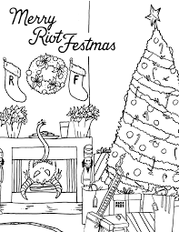 Thanks to anthony bourdain (tm)s a krampus carol, and appearances on the smash television series the. The Riot Festmas Coloring Book Contest Riot Fest