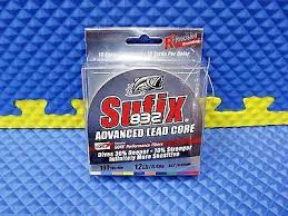 Sufix 832 Advanced Lead Core Braided Line 12lb 100yds 10 Color Metered 658 112mc Braided Line Core Braids