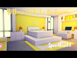 Yellow White Bedroom Speedbuild Adopt Me Roblox Youtube Cute Room Ideas My Home Design Cute Bedroom Ideas