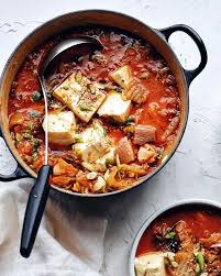 Kimchi Stew Recipe Aka Kimchi Jjigae Recipe In 2020 Kimchi Stew Recipe Stew Recipes Fresh Kimchi