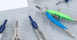 I think all drafting compasses took bare leads rather than pencils, but there were some quality pencil compasses sold decades ago. Compasses Staedtler