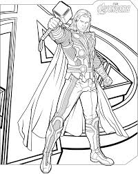 The coloring page is printable and can be used in the classroom or at. Thor Coloring Pages Free Printable Coloring Pages For Kids