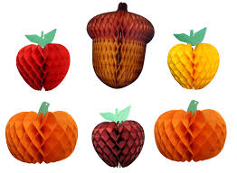 Thanksgiving is a national holiday celebrated on various dates in the united states, canada, grenada, saint lucia, and liberia. Devra Party 6 Piece Fall Thanksgiving Honeycomb Fruit Party Decoration Kit Walmart Com Walmart Com