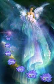Lotus Flowers Leading Up To Glorious Angel Of Light Spiritual Progress Is Made In Steps The Ones Right Before You Dk Seat Angel Pictures Angel Art Angel