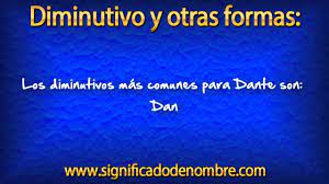 Significado De Dante Que Significa Dante Youtube