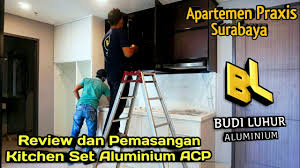 Maybe you would like to learn more about one of these? Review Kitchen Set Aluminium Acp Mewah Pesanan Bapak Hendra Di Sidoarjo Youtube