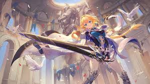 1,557,105 likes · 103,540 talking about this. Hd Wallpaper Rebellious Million Arthur Blonde Sword Statue Anime Games Wallpaper Flare