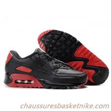 Hommes Nike Air Max 90 Chaussures Noir Rouge Nike Shoes Air Max Nike Air Max Nike Air Max 90