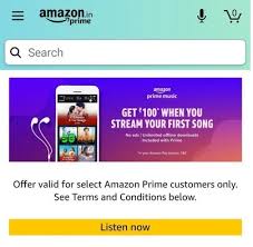 Listen Song In Amazon Music Get Free Rs 200 Amazon Voucher