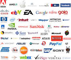 A logo is a graphical representation of your business name created as a figurative design or a wordmark presented through the text of the name. Software Companies Logos Images