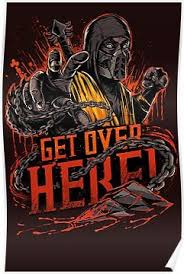 Mortal kombat trailer (4k ultra hd) new 2021. Scorpion Poster By Ottyag In 2021 Mortal Kombat Art Mortal Kombat Scorpion Mortal Kombat