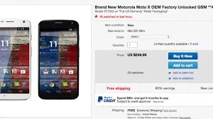 3.9 out of 5 stars 29. Deal Unlocked Gsm Moto X 1st Gen For 249 Through Ebay Galaxy S4 Active For 299