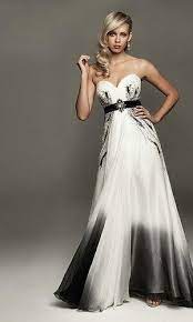 Pin By Janny Hoekstra On Dream Wedding Colored Wedding Dresses White Wedding Dresses Black Wedding Dresses