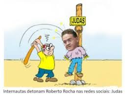 Resultado de imagem para Roberto rocha debaixo do sovaco de FlÃ¡vio Dino